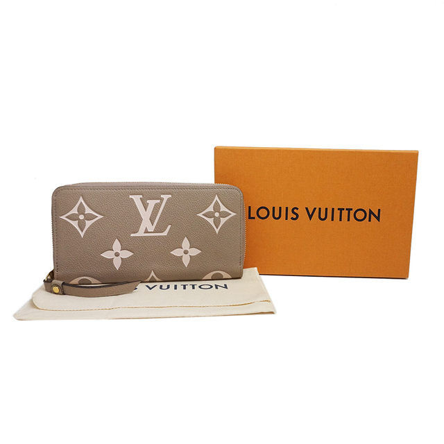 LOUIS VITTON ルイヴィトン 長財布 アンプラントベージュ ラウンド