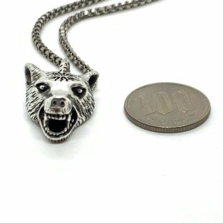 Gucci - ☆美品☆グッチ アンガーフォレスト ウルフヘッド ネックレス