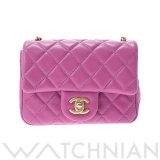 シャネル(CHANEL)の中古 シャネル CHANEL AS1786 31番台 レディース ショルダーバッグ マトラッセ パープル /ゴールド金具 ラムスキン(ショルダーバッグ)