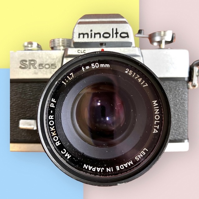 🔴値下げしました⭐️希少品🔴ミノルタ  SR505  MC ROKKOR-PF  スマホ/家電/カメラのカメラ(フィルムカメラ)の商品写真