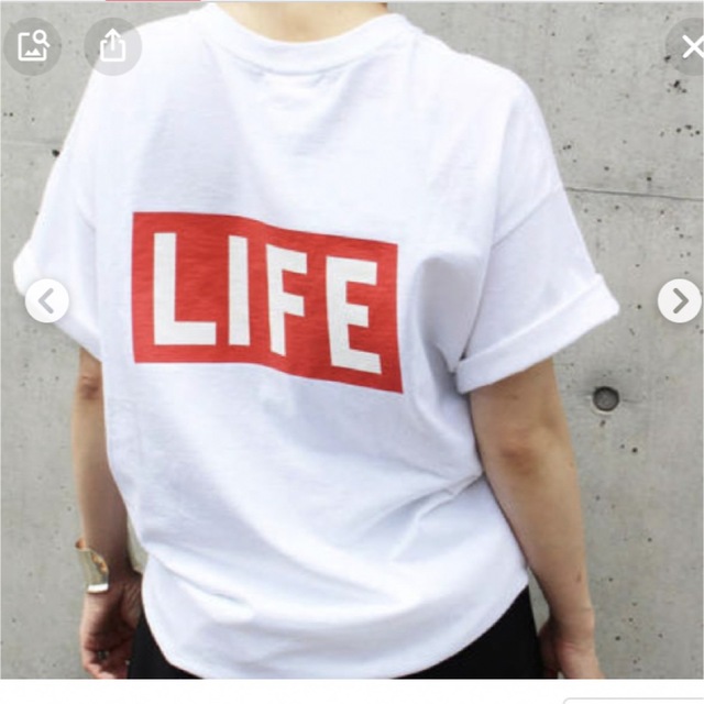 DEUXIEME CLASSE(ドゥーズィエムクラス)のDeuxieme Classe,ドゥーズィエムクラス LIFE tシャツ レディースのトップス(Tシャツ(半袖/袖なし))の商品写真