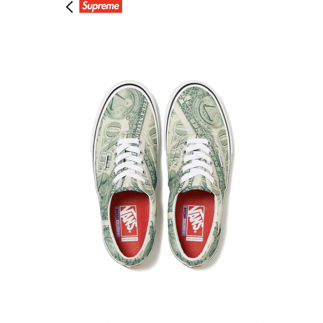 Supreme Vans Dollar Era 27cm