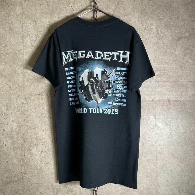 美品 希少 MEGADETH Japan Tour 2015 Tシャツ バンT