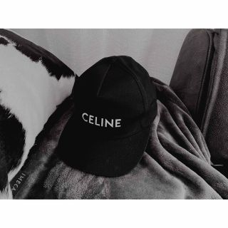 セフィーヌ(CEFINE)のCELINE セリーヌ ブラックロゴキャップＭ正規品(キャップ)