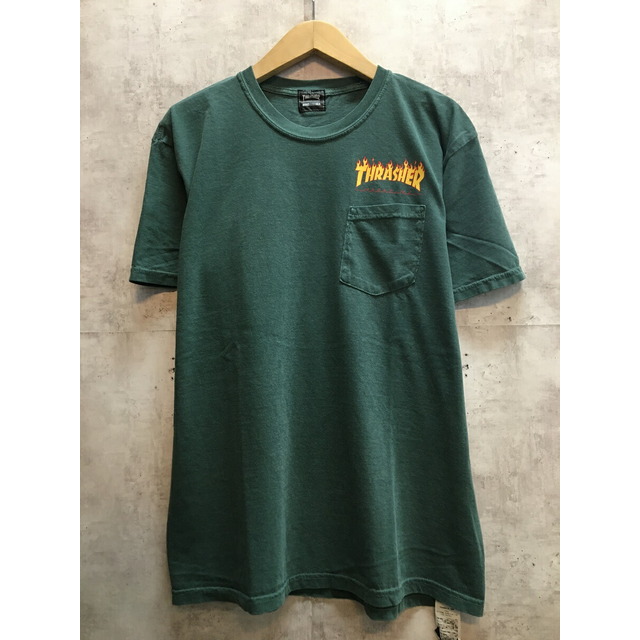 WIND AND SEA × THRASHER WDS S/S POCKET TEE 1 ウィンダンシー スラッシャー ポケットＴシャツ 23ss WDS-C-THRS-23-Q4-03 BLUE SPRUCE【004】