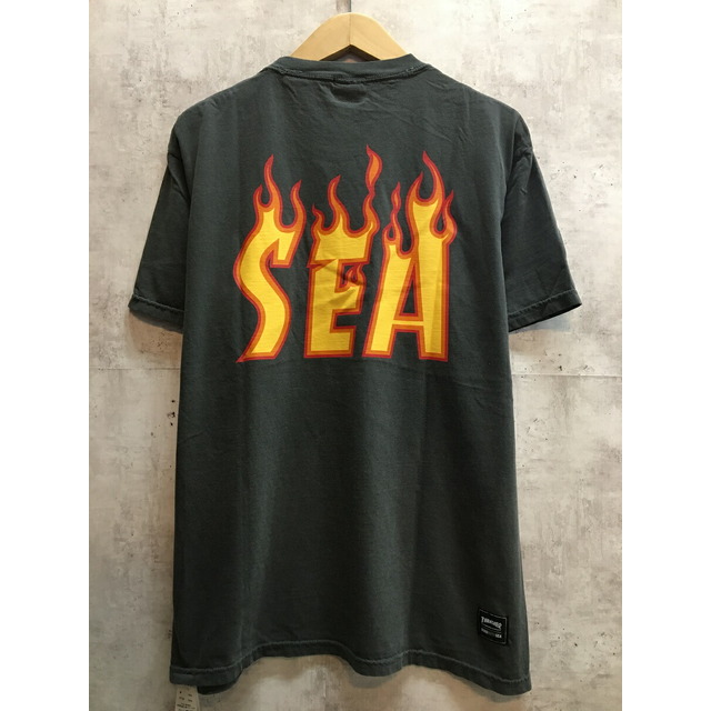 WIND AND SEA × THRASHER WDS S/S POCKET TEE 1 23SS ウィンダンシー スラッシャー ポケットＴシャツ WDS-C-THRS-23-Q4-03 PEPPER【004】