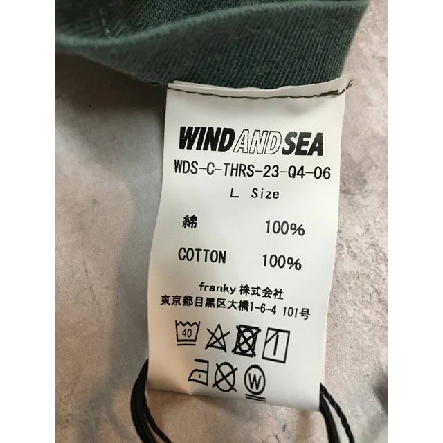 WIND AND SEA × THRASHER WDS L/S TEE 2 ウィンダンシー スラッシャー