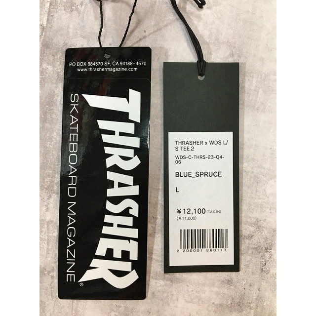 WIND AND SEA × THRASHER WDS L/S TEE 2 ウィンダンシー スラッシャー