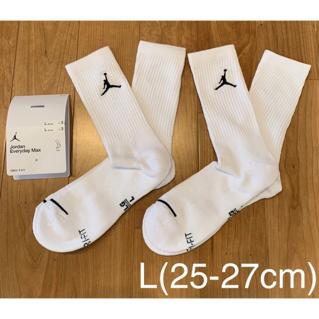 超安い 新品 白黒2足 エブリデイ クルーソックス