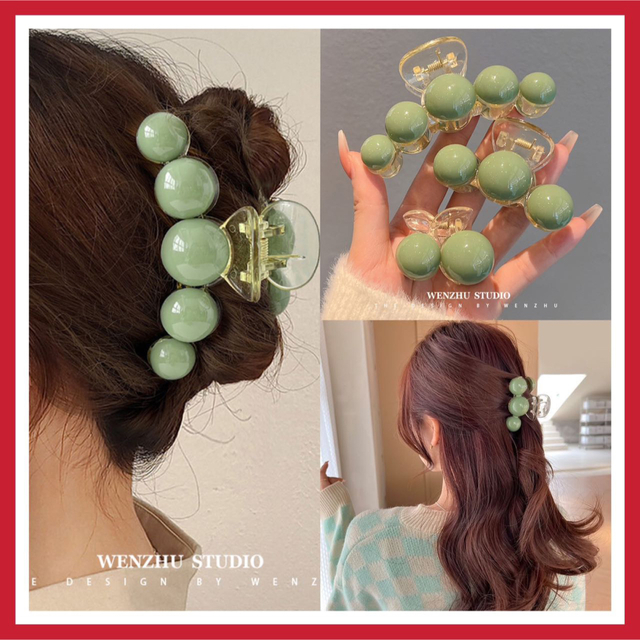 激安　バンスクリップ　バレッタ　髪留め　髪飾り レディースのヘアアクセサリー(バレッタ/ヘアクリップ)の商品写真