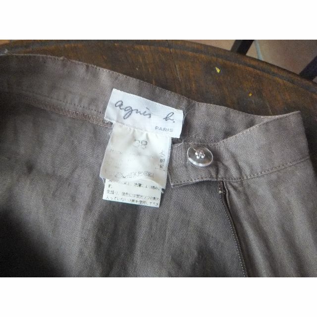 agnes b.(アニエスベー)の値下げしました♥アニエスベーのフランス製の麻100のスカート レディースのスカート(ロングスカート)の商品写真