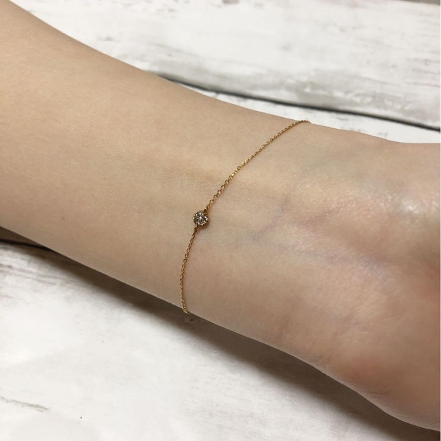 ete - 極美品 ete エテ K10 ブリリアント ダイヤブレスレット ゴールド