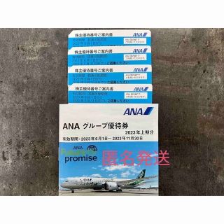 エーエヌエー(ゼンニッポンクウユ)(ANA(全日本空輸))のANA株主優待券　4枚(その他)