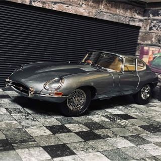 ジャガー(Jaguar)の1/18 京商 ジャガー E-TYPE シリーズⅠ クーペ 1961(ミニカー)