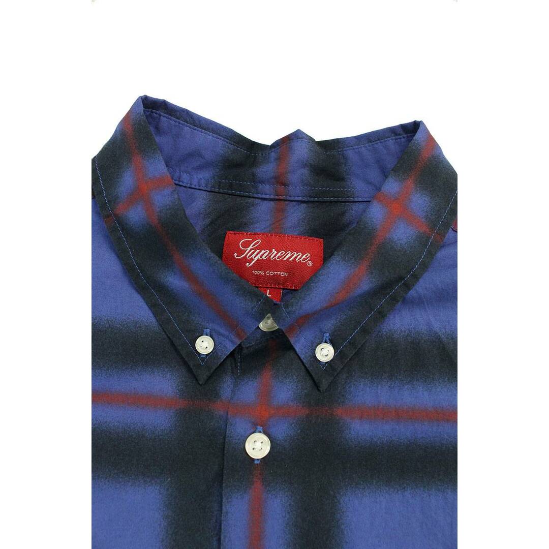 シュプリーム 21SS Spray Tartan Shirt スプレータータン長袖シャツ