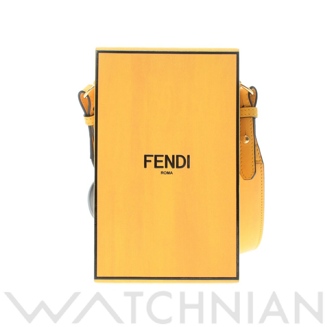 FENDIフェンディ ボックスレザーショルダー
