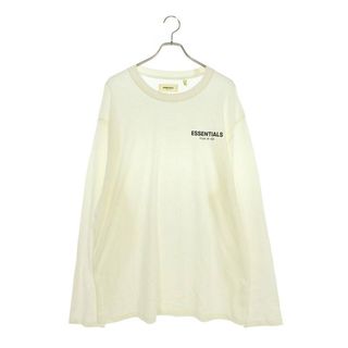 フィアオブゴッド(FEAR OF GOD)のフォグ  ESSENTIALS フロントロゴプリント長袖カットソー  メンズ L(Tシャツ/カットソー(七分/長袖))