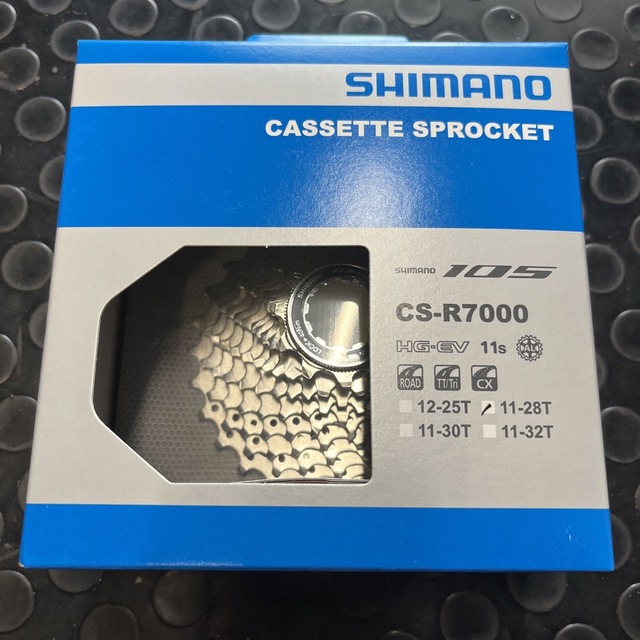 SHIMANO(シマノ)のシマノ105スプロケット　CS-R7000 11-28T スポーツ/アウトドアの自転車(パーツ)の商品写真