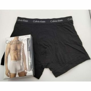 カルバンクライン(Calvin Klein)の【Ｍサイズ】カルバンクライン コットンストレッチ ボクサーパンツ 黒 1枚(ボクサーパンツ)