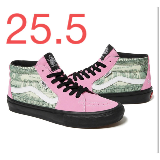 Supreme®/ Vans® Dollar Skate Grosso Mid