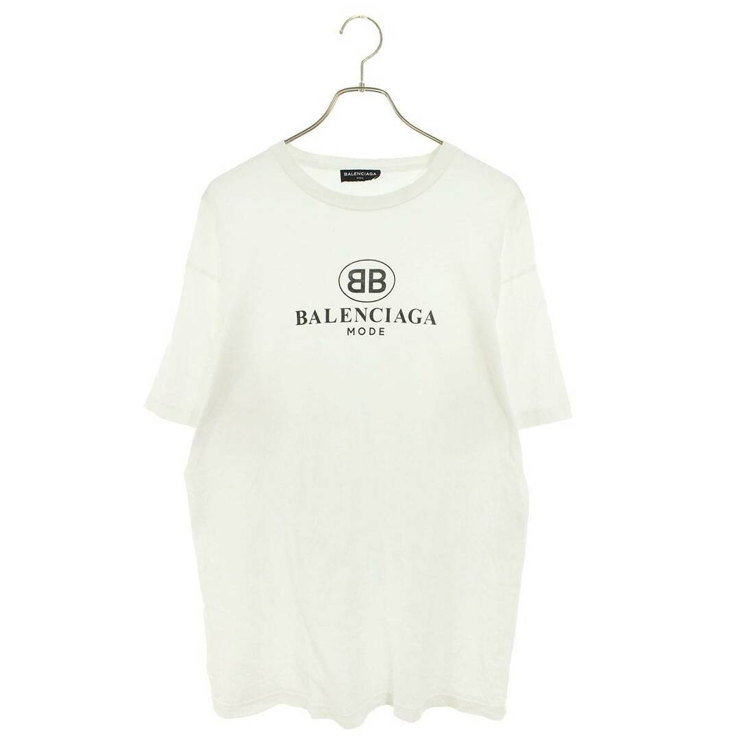 バレンシアガ  508203 TYK23 BBロゴプリントTシャツ  メンズ XS