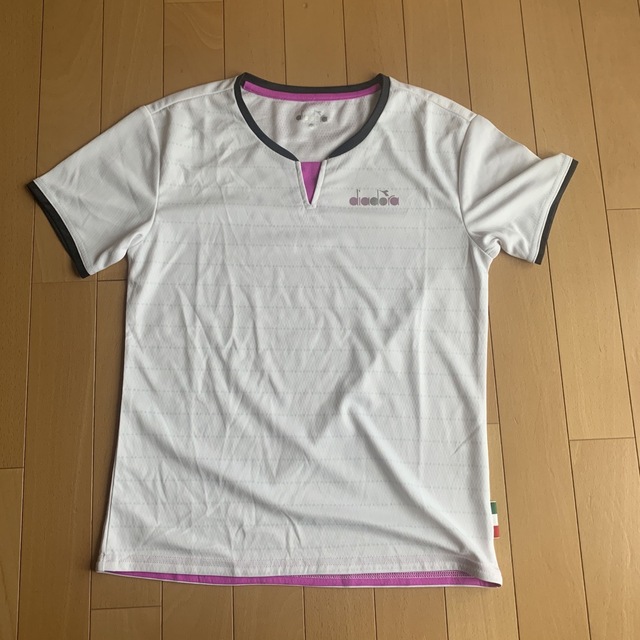 当店一番人気 DIADORA テニスウエア レディースTシャツ Lサイズ