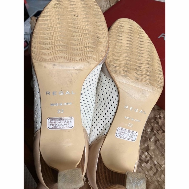 REGAL(リーガル)のREGAL 夏 パンプス サンダル オープントゥ 23cm  レディースの靴/シューズ(ハイヒール/パンプス)の商品写真