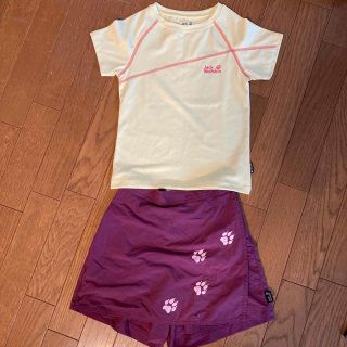 ジャックウルフスキン(Jack Wolfskin)のジャックウルフスキン　tシャツ  ショートパンツ　セット(Tシャツ/カットソー)