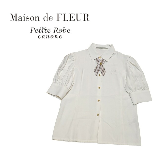 Maison de FLEUR Petite Robe canone 由緒正しい - シャツ/ブラウス