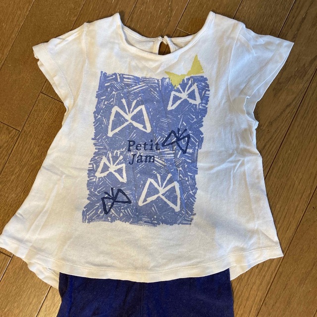 Petit jam(プチジャム)のpetit jam tシャツ  パンツ　セット キッズ/ベビー/マタニティのキッズ服女の子用(90cm~)(Tシャツ/カットソー)の商品写真