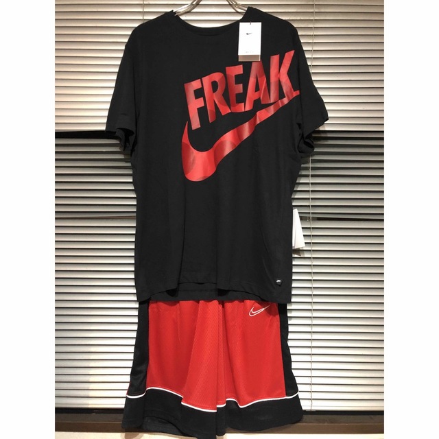 NIKE(ナイキ)のナイキ△Tシャツ×ハーフパンツ◎ブレッド◉ショートパンツ★NIKE★セットアップ メンズのトップス(Tシャツ/カットソー(半袖/袖なし))の商品写真