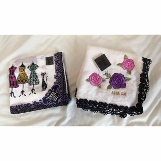 アナスイ(ANNA SUI)の【新品未使用】アナスイ/ANNA SUIハンカチ2点セット(ハンカチ)