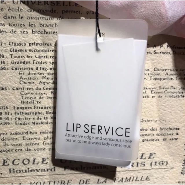 LIP SERVICE(リップサービス)の【新品未使用】LIP SERVICE リップサービス ベアワンピース 9 レディースのトップス(ベアトップ/チューブトップ)の商品写真