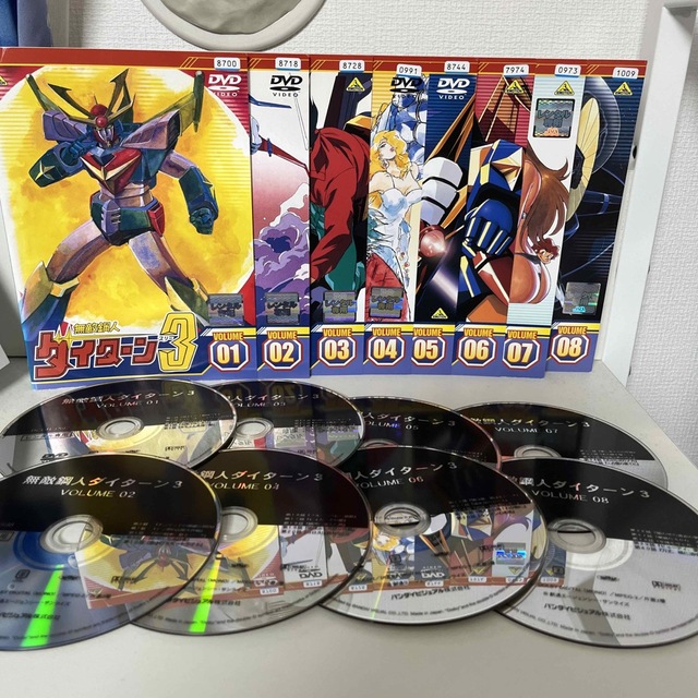 レンタル落ち　ダイターン3 DVD 全8巻