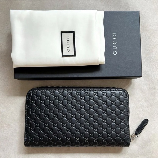 【新品未使用箱付き】GUCCI グッチ ラウンドジップ 長財布 | フリマアプリ ラクマ