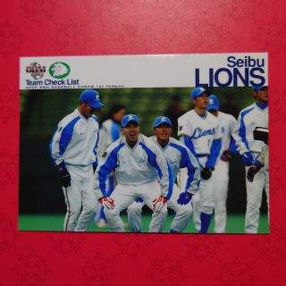 サイタマセイブライオンズ(埼玉西武ライオンズ)のプロ野球カード 西武ライオンズ2003(野球/サッカーゲーム)