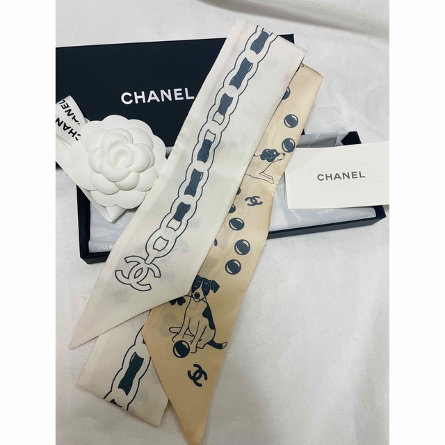 ♡新品 CHANEL ツイリー ヘアバンド ベージュ♡-