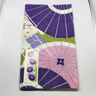 新品　手ぬぐい　⑥ 和傘とあじさい　紫陽花　手拭い　タペストリー　インテリア(その他)