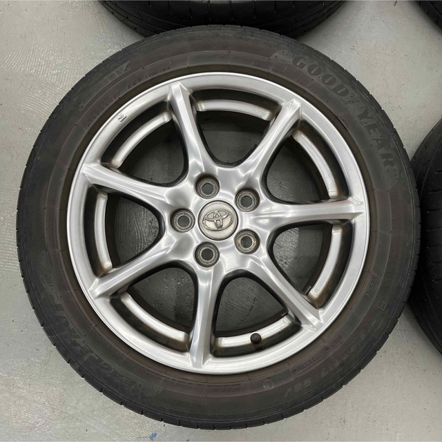 トヨタエスティマ純正アルミ夏タイヤ付215/55R17 DBA-GSR50W 1