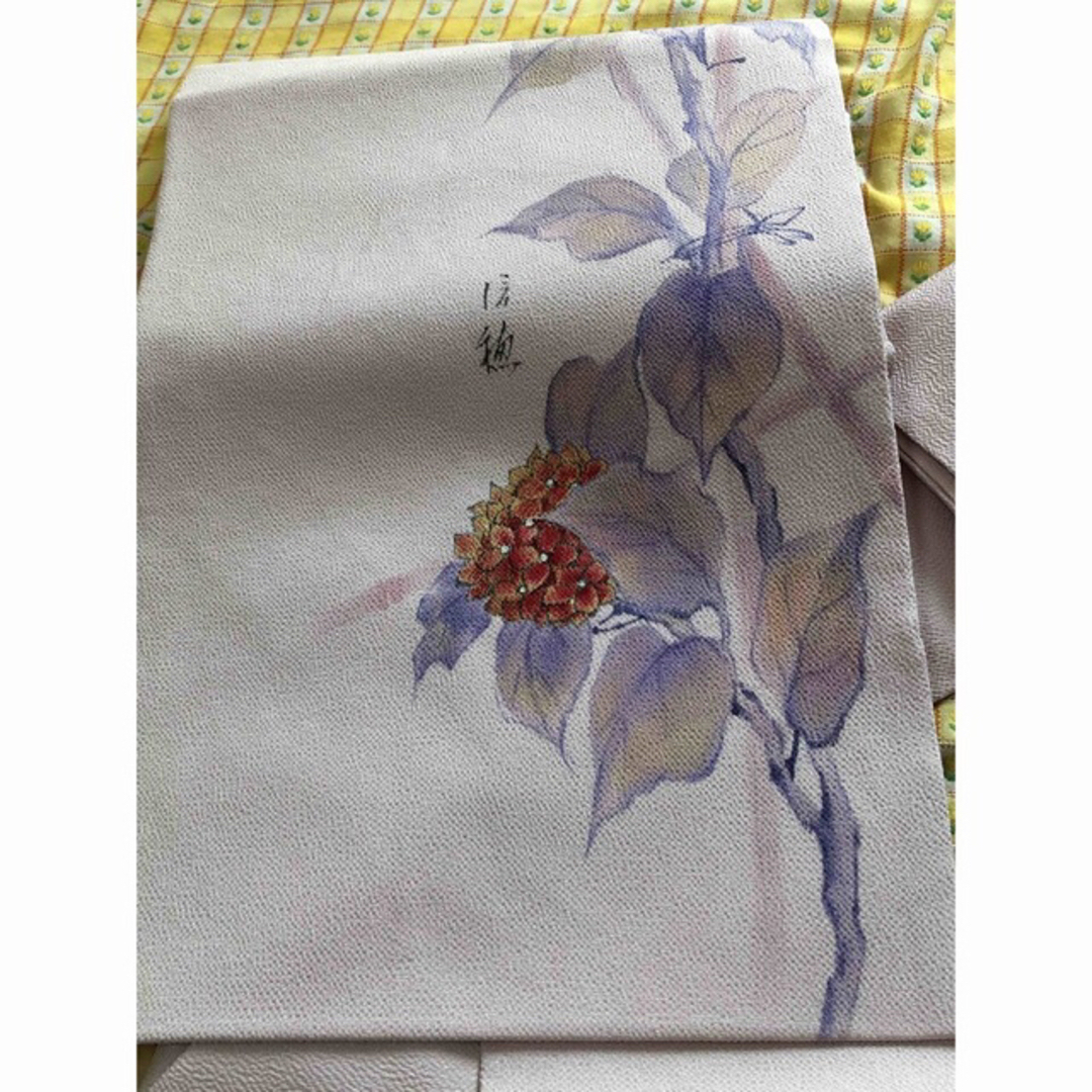 帯正絹名古屋帯　紫陽花