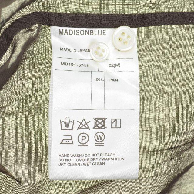 MADISONBLUE(マディソンブルー)の【MADISONBLUE】MADAME SHIRT LINENマダムリネンシャツ レディースのトップス(シャツ/ブラウス(長袖/七分))の商品写真