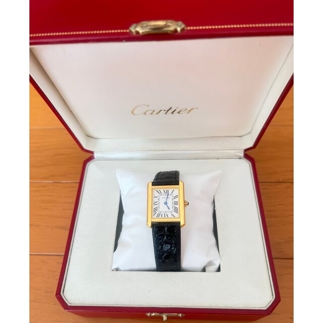 Cartier(カルティエ)のカルティエ　タンクソロ　クォーツ　レディース　Cartier レディースのファッション小物(腕時計)の商品写真