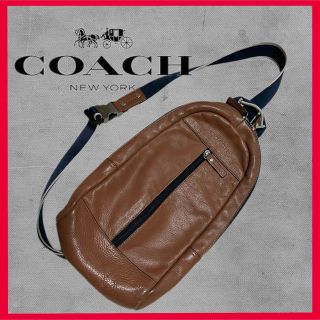 コーチ(COACH)の【週末セール】☆Coach ボディバッグ☆ショルダーバッグ F70691(ボディーバッグ)