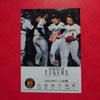 ハンシンタイガース(阪神タイガース)のプロ野球カード 阪神タイガース2004(野球/サッカーゲーム)