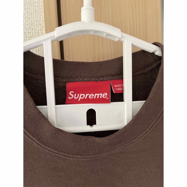 supreme シュプリーム BOXロゴ トレーナー ブラウン Lサイズ