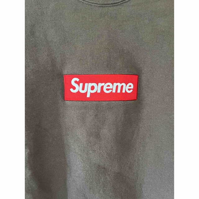 supreme シュプリーム BOXロゴ トレーナー ブラウン Lサイズ