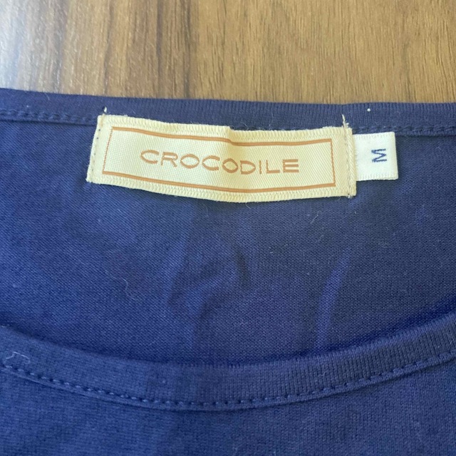 Crocodile(クロコダイル)のCROCODILE クロコダイル　薄手　七分袖カットソー レディースのトップス(Tシャツ(長袖/七分))の商品写真