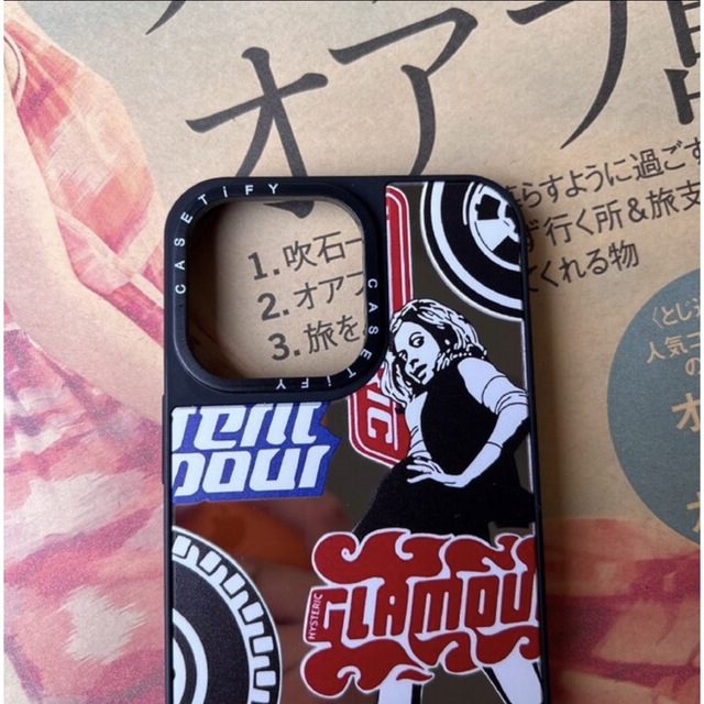 HYSTERIC GLAMOUR(ヒステリックグラマー)のヒステリックグラマー　スマホケース　14Pro スマホ/家電/カメラのスマホアクセサリー(iPhoneケース)の商品写真