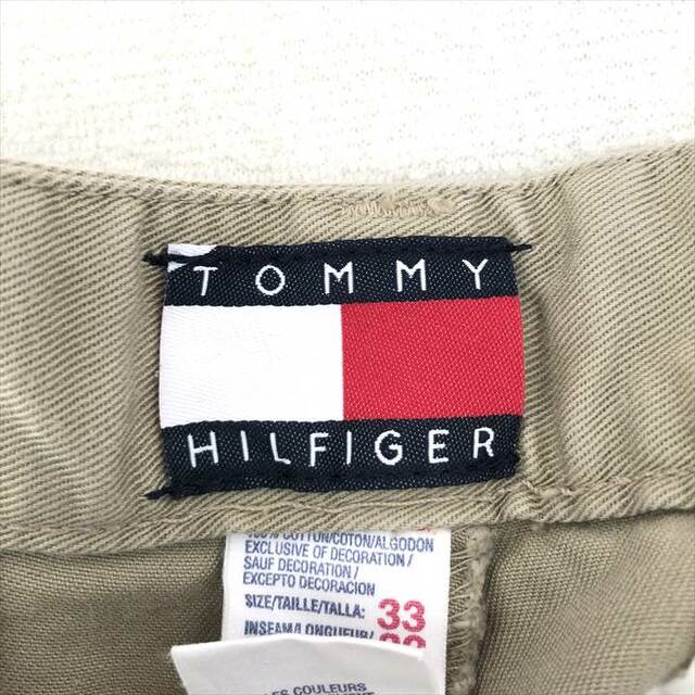 TOMMY HILFIGER(トミーヒルフィガー)の90s 古着 トミーヒルフィガー チノパン ゆるダボ W31 L27   メンズのパンツ(チノパン)の商品写真