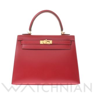 エルメス(Hermes)の未使用 エルメス HERMES レディース 2WAYバッグ ヴァーミリオン /ゴールド金具 ボックスカーフ(その他)